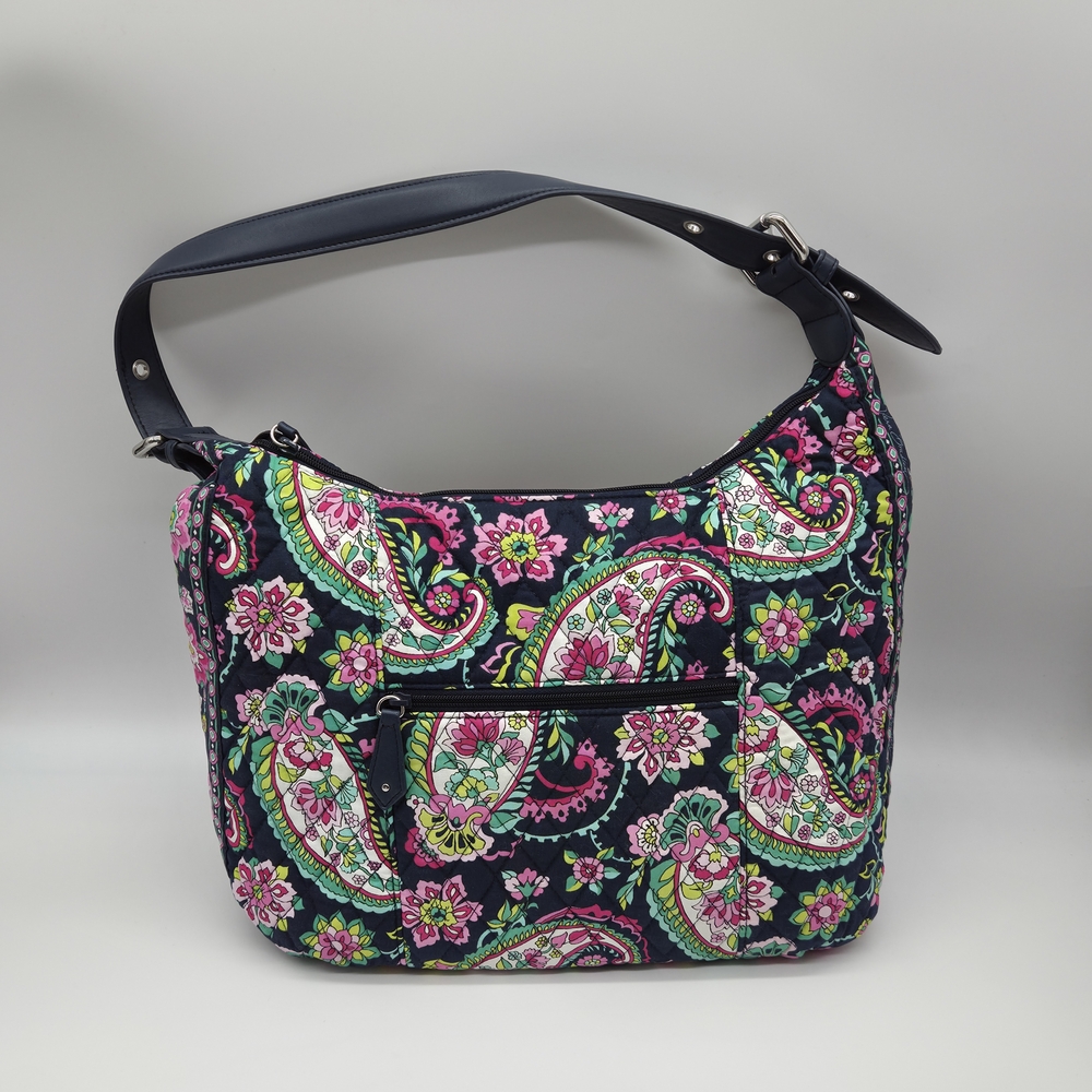 NWOT Vera Bradley Quilted City Shoulder Bag in Petal Paisley Print